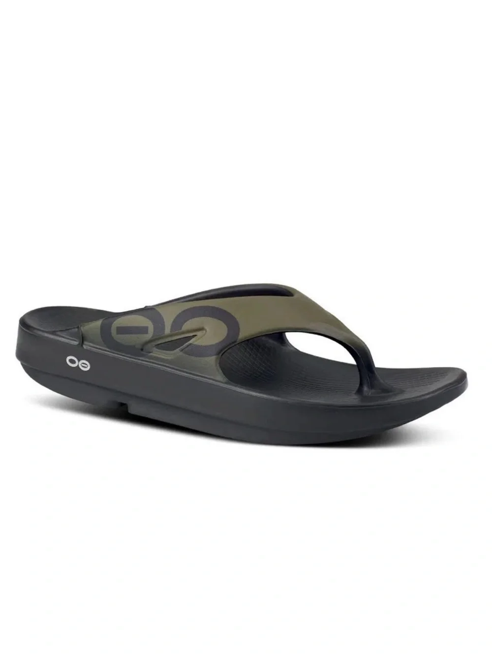 OOFOS OOriginal Sport Recovery Sandal Olive Green Black Mens 5, Womens 7 EU 38